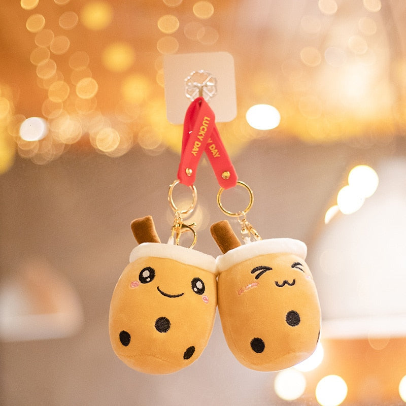 Kawaii Boba Tea Keychain