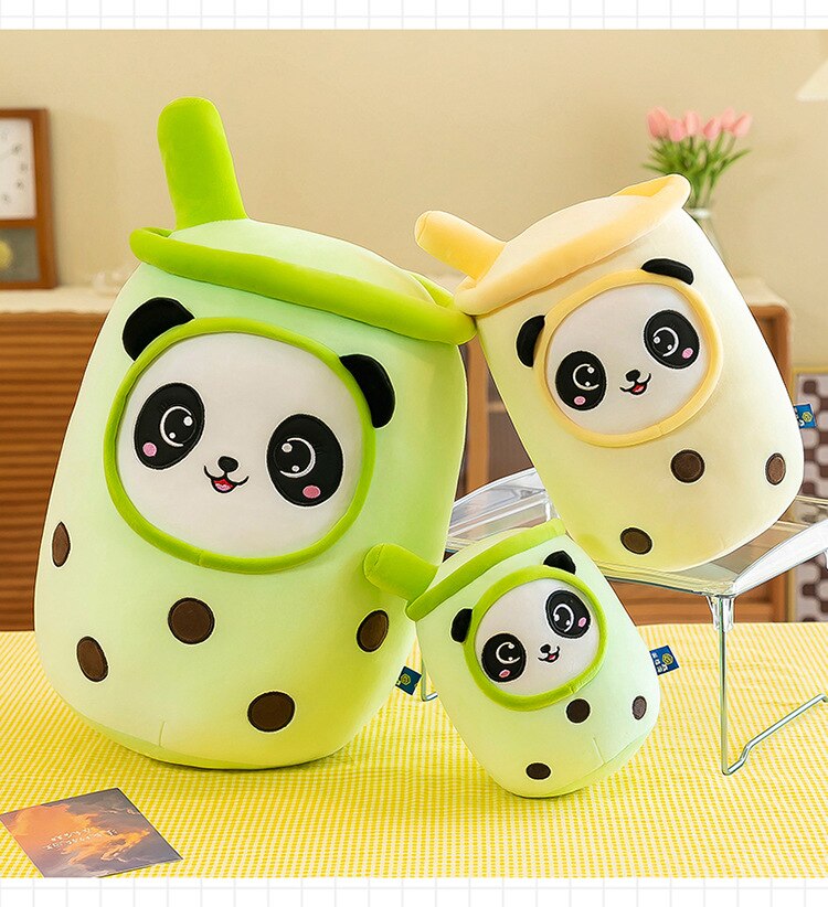 Kawaii Boba Panda Plushie