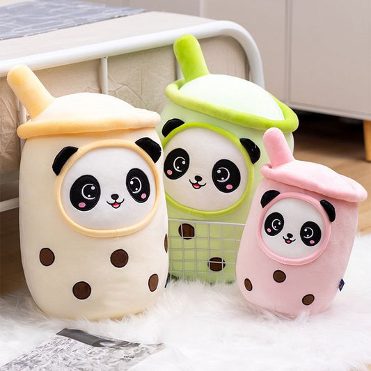 Kawaii Boba Panda Plushie