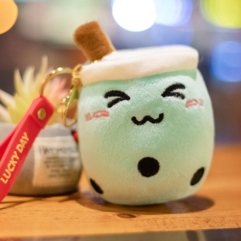 Kawaii Boba Tea Keychain