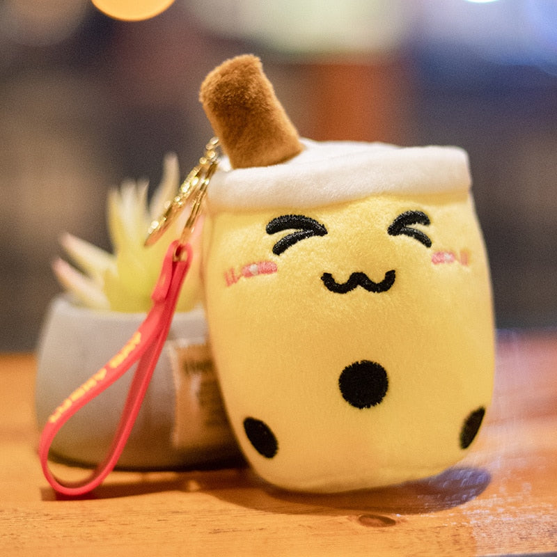Kawaii Boba Tea Keychain